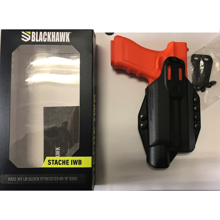 Blackhawk Stache IWB Holster Base Kit Glock 17 19 22 23 45 X300