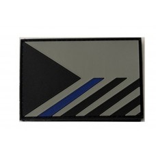 Nášivka PVC Vlajka ČR - Blue line