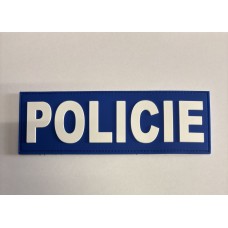 Nášivka PVC Policie - Nosič plátů - modrá