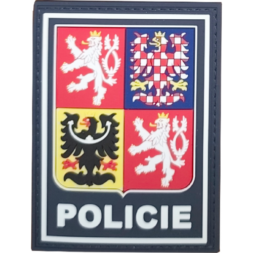 Nášivka PVC rukávový znak Policie